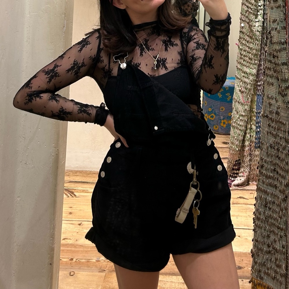 Free People Ziggy Cord Shortalls